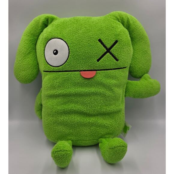 2019 Hasbro Ugly Dolls Jokingly Yours Ox Plush 15" Stuffed Animal Green Original - Picture 1 of 3
